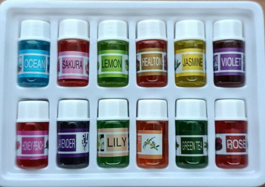 Османтус Essential Oil Набор эфирных масел 12шт&times;3мл водорастворимых: Для диффузора релакс P00020 фото