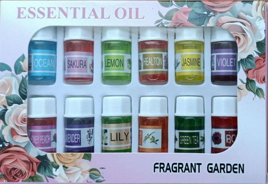 Османтус Essential Oil Набор эфирных масел 12шт&times;3мл водорастворимых: Для диффузора релакс P00020 фото