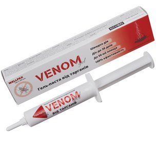 Wellpex Venom Gel Гель-паста від тарганів 35г: Ланцюгове знищення без запаху VG30-1 фото