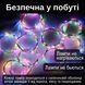 Гірлянда-штора RGB LED USB із пультом 3&times;3м: Кольорові краплі роси з крючками P000122 фото 3