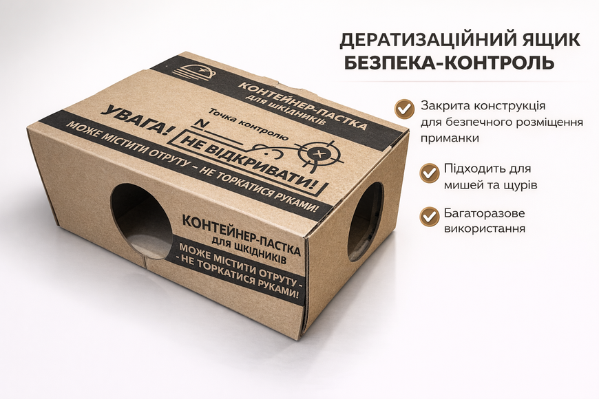 Wellpex Дератизационный контейнер-приманка для грызунов 10шт: Эффективный контроль P000151 фото