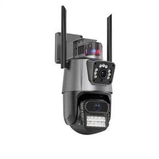 Камера відеонагляду 4G 2 об'єктиви 360&deg; 4Мп IP66: Автоматичне слідкування за рухом P000208 фото