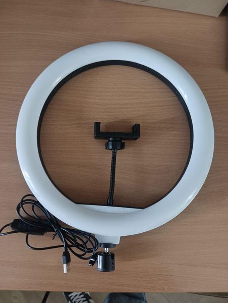 Ring Light LED Кольцевая лампа 33см с держателем для смартфона: Для фото и видео P000177 фото