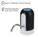 Automatic Water Dispenser Электропомпа для бутыли 19л с подсветкой Чёрная: USB зарядка P00036 фото 2