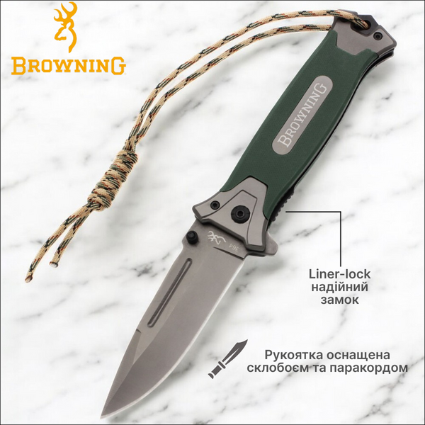 Складаний туристичний ніж 1941 Green (сталь 7Cr13MoV, накладки G10, Liner-Lock) 1941 Green фото