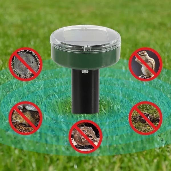 Garden Pro Ультразвуковой отпугиватель кротов на солнечной батарее 2шт: Защита сада P000146 фото