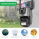 360&deg; Камера відеонагляду 2 об'єктиви 4Мп IP66: Автоматичне слідкування WiFi P000209 фото 5
