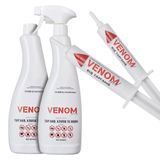 Venom Комплект від тарганів Spray 2&times;750мл + Gel 2&times;25мл: Повна обробка квартири К2 фото